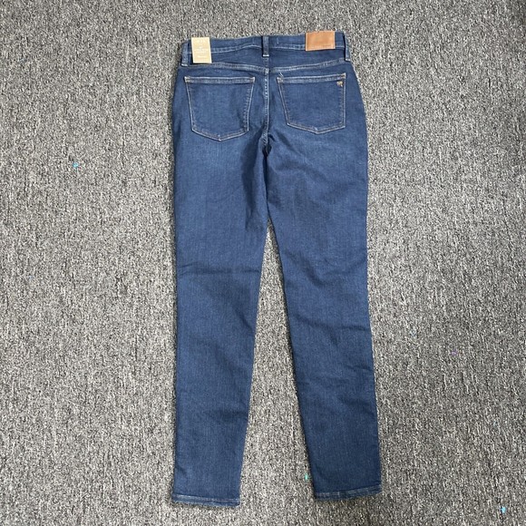 Madewell Women's 10" High-Rise Skinny Jeans in Hayes Wash f4684 size 27x28 $128 - Picture 9 of 11